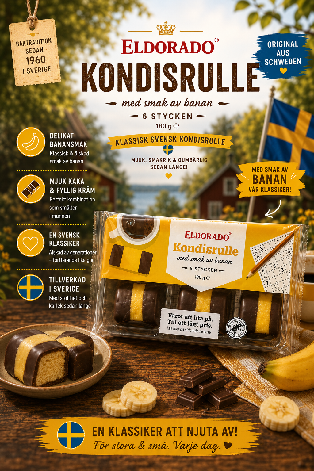 Eldorado Kondisrulle Banane 🇸🇪🍌