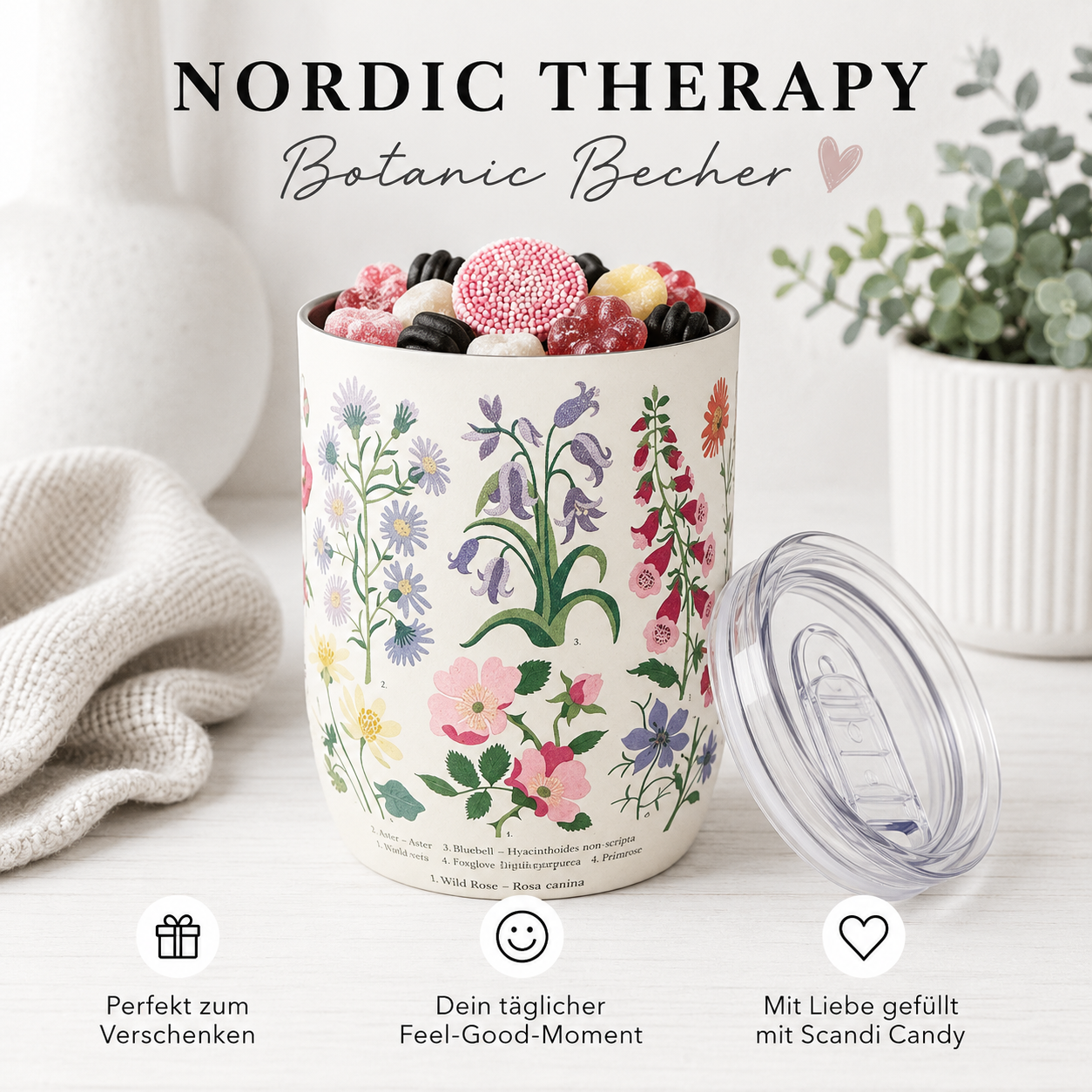 🌿 Nordic Therapy „Botanic Becher“ mit Scandi Candy