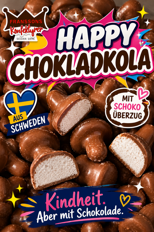 🍄 Happy Chokladkola – Schoko-Pilze aus Schweden 🇸🇪🍫