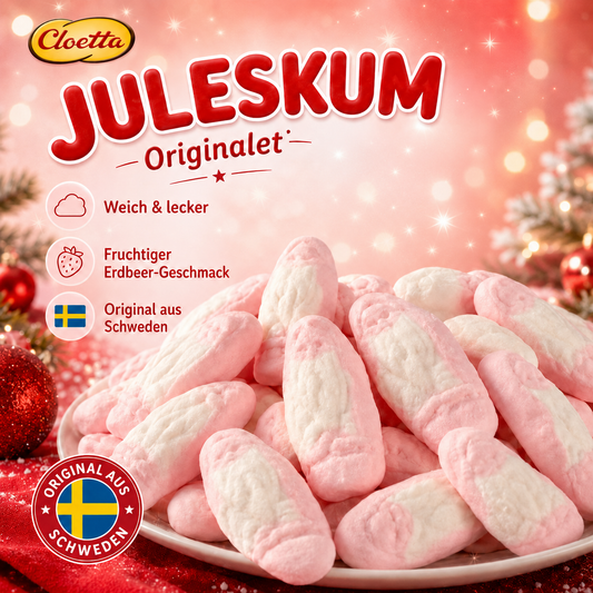 Cloetta Juleskum Originalet – Schwedischer Weihnachtsklassiker 🎄🇸🇪