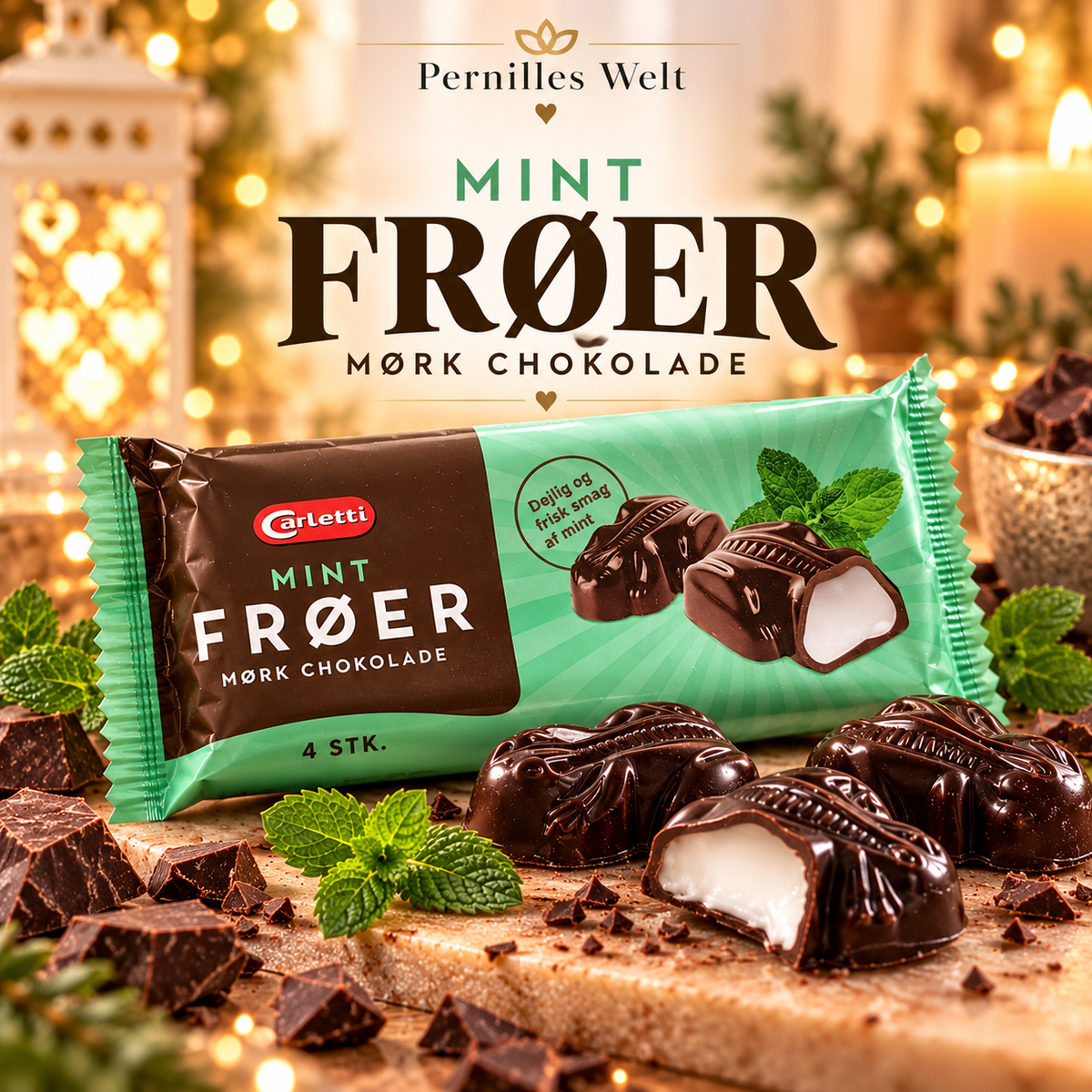 Carletti Mint Frøer – Dänische Schokoladenfrösche mit Minzfüllung 🇩🇰🍫