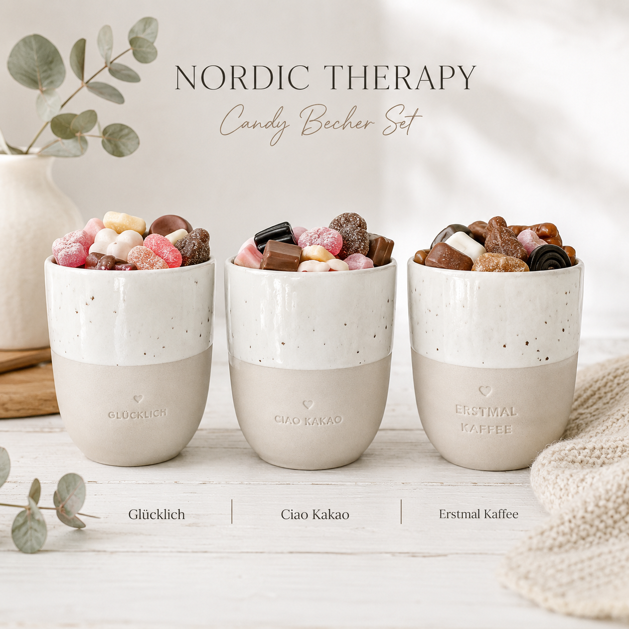 NORDIC THERAPY Candy Becher – Glücklich | Ciao Kakao | Erstmal Kaffee 🤍