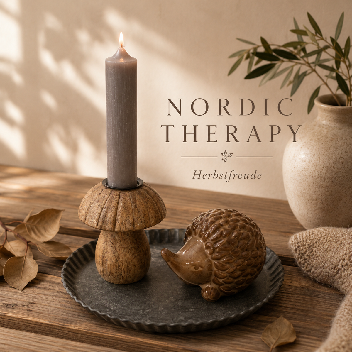 🍂 Nordic Therapy Set „Herbstfreude“ Igel