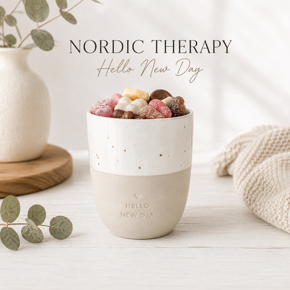 NORDIC THERAPY Candy Becher – Hello New Day | Coffee Lover | Me Time