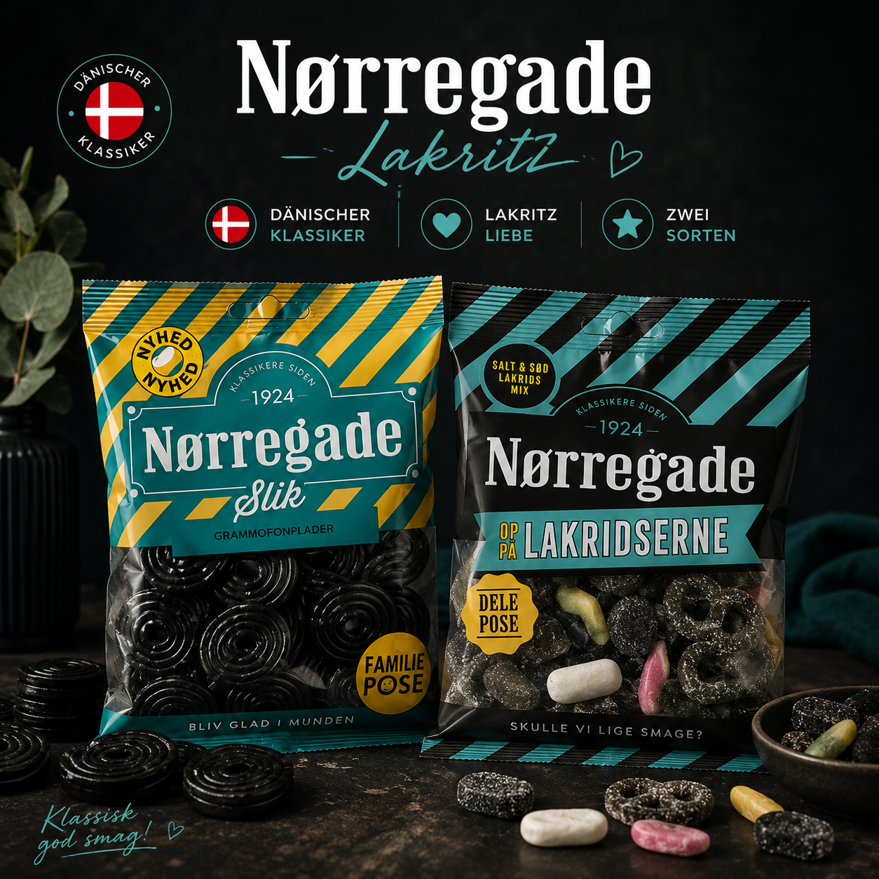 Nørregade Lakritz 🇩🇰 – einzeln oder als Bundle
