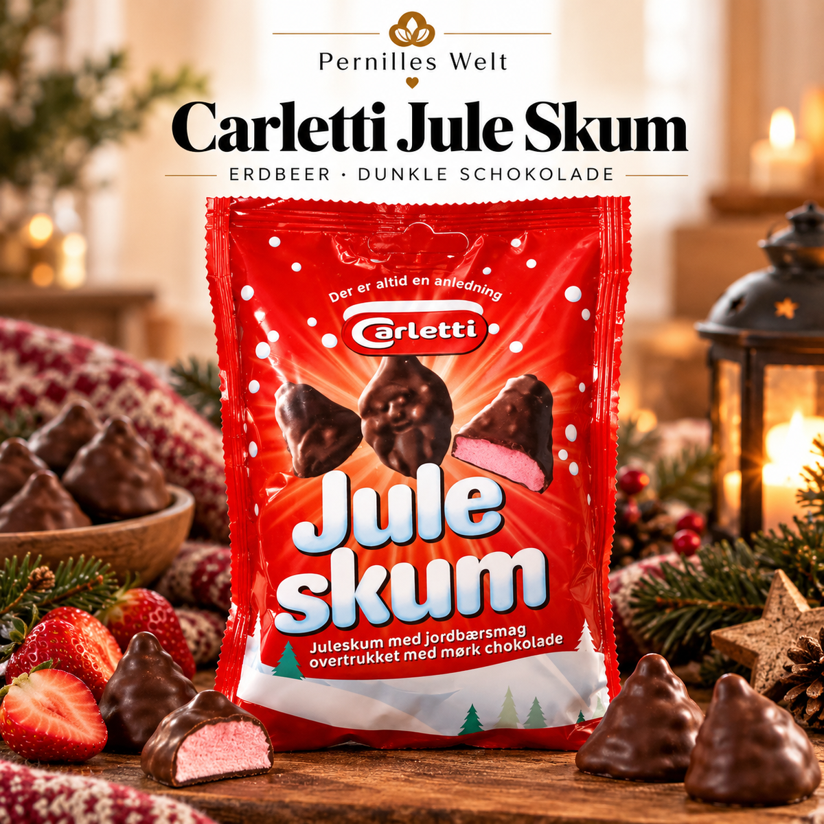 Carletti Jule Skum – Erdbeer & dunkle Schokolade 🎄🍓🍫