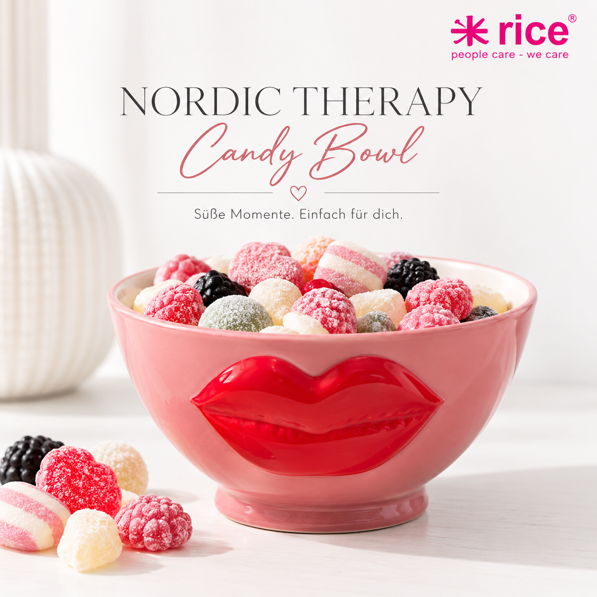 🤍 Porzellanschale gefüllt mit Scandi Candy 🍬