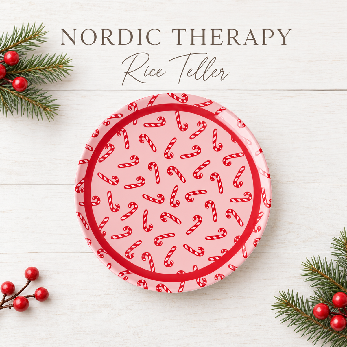 RICE Christmas Teller „Candy Cane“ 🎄🍭