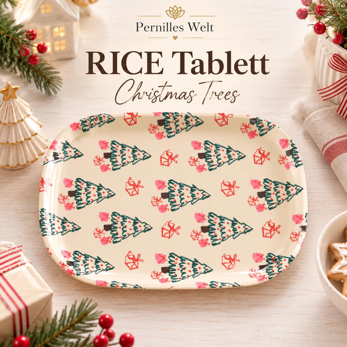 RICE Christmas Teller „Tanne“ 🎄