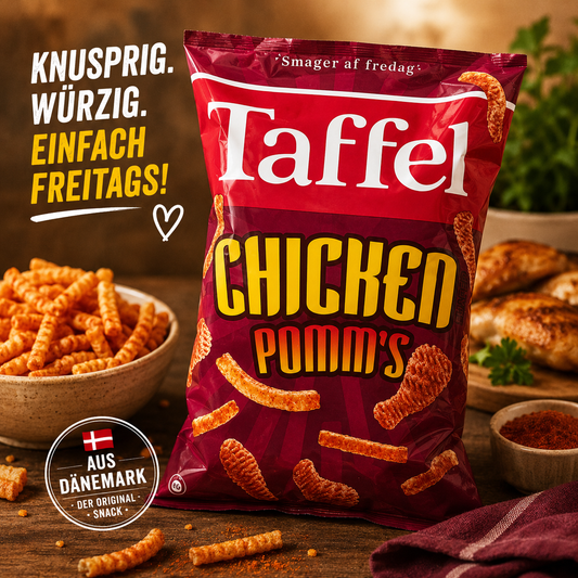🇩🇰 Taffel Chicken Pomm’s

Knusprig. Würzig. 😏🔥
