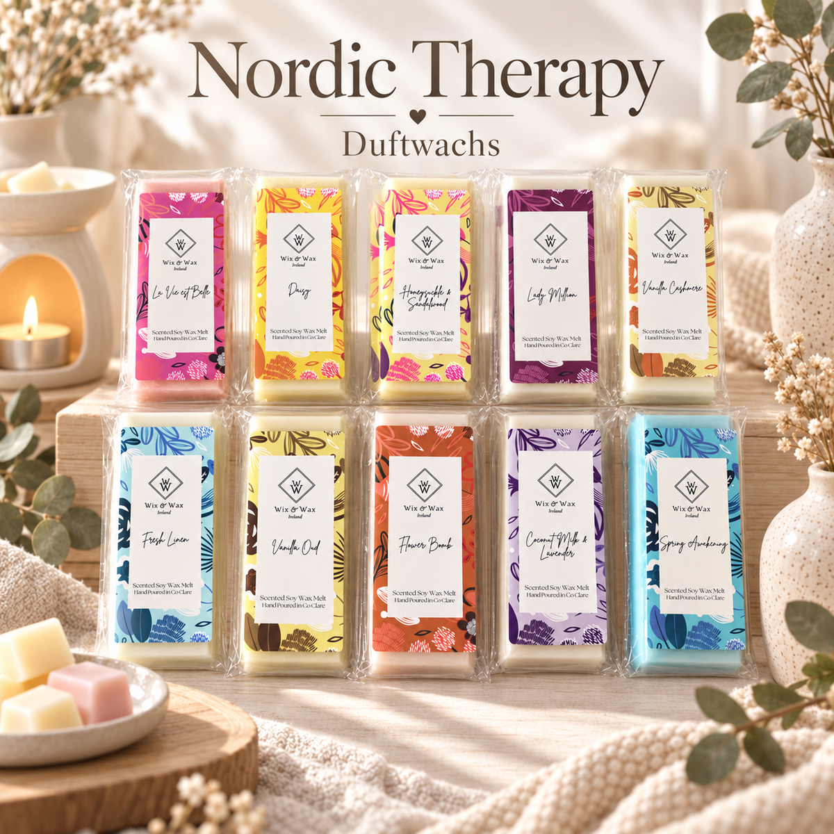 Nordic Therapy Duftwachs von Wix & Wax Ireland