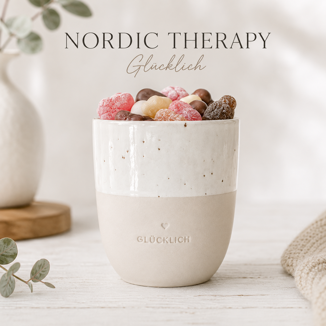 NORDIC THERAPY Candy Becher – Glücklich | Ciao Kakao | Erstmal Kaffee 🤍