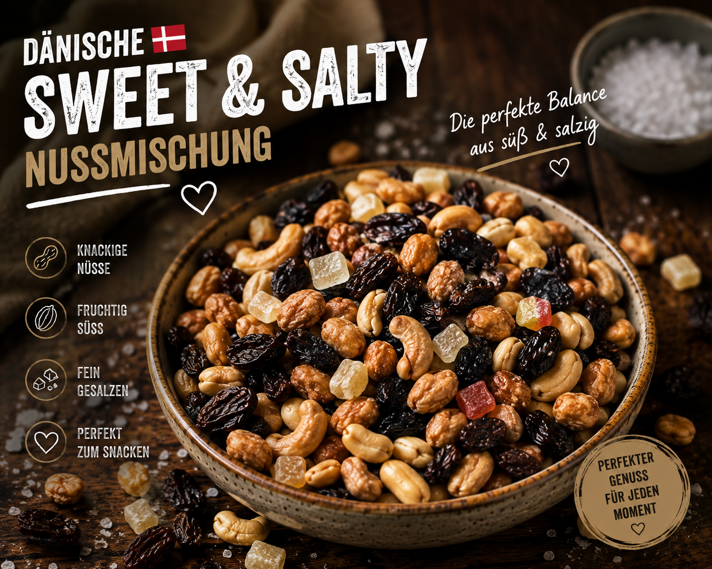 🇩🇰 SWEET & SALTY MIX, süß trifft salzig 😈🥜