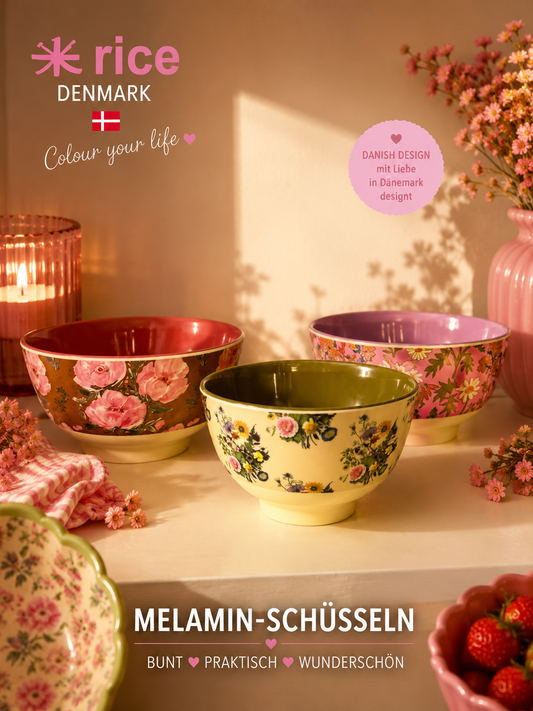 🌸 RICE Melamin-Schüsseln | Dänische Hygge für jeden Tag 🇩🇰