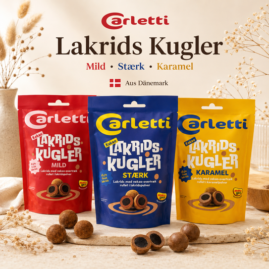 Carletti Lakrids Kugler – 115 g 🇩🇰🍫🖤