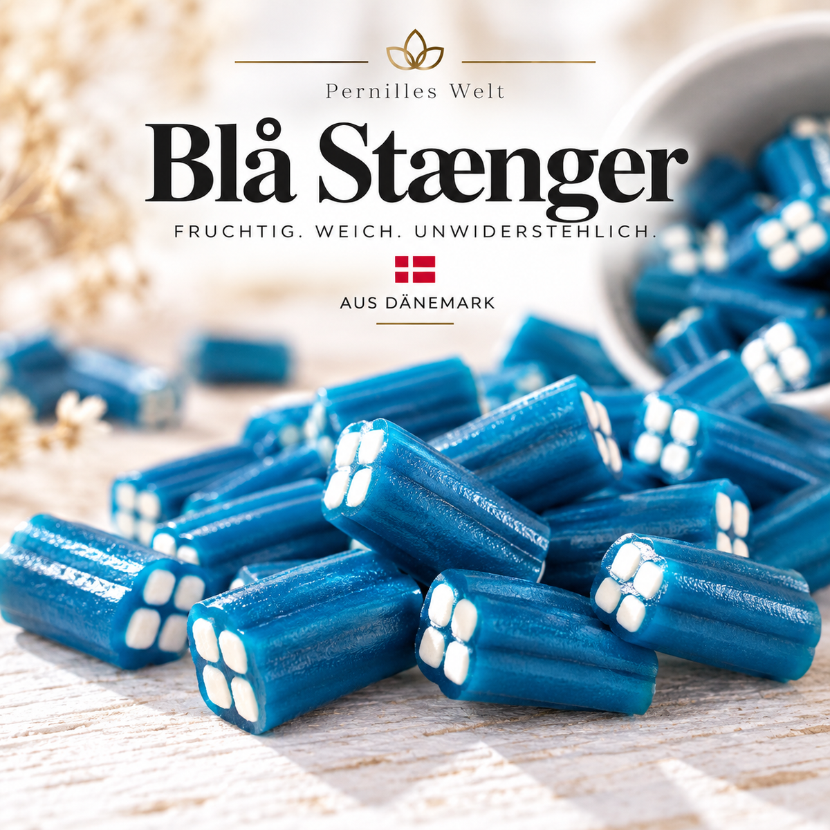 💙 Blå Stænger – süße Fruchtstangen