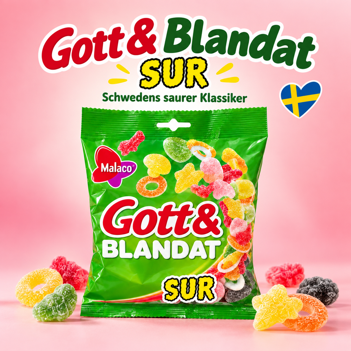 🇸🇪 Malaco Gott & Blandat SUR 170 g

Schwedens saurer Klassiker 🇸🇪🍬