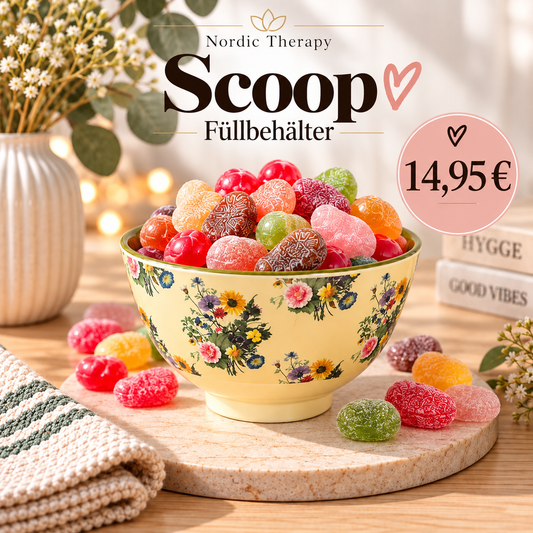 Nordic Therapy – Scandi Scoop Füllbehälter mit 1 Scoops Rice Schale Gesteck