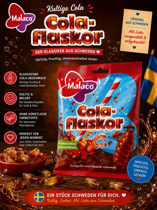Malaco Cold-Flaskor 🇸🇪🥤