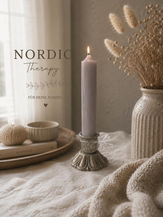 Nordic Therapy Kerzenhalter - Silber