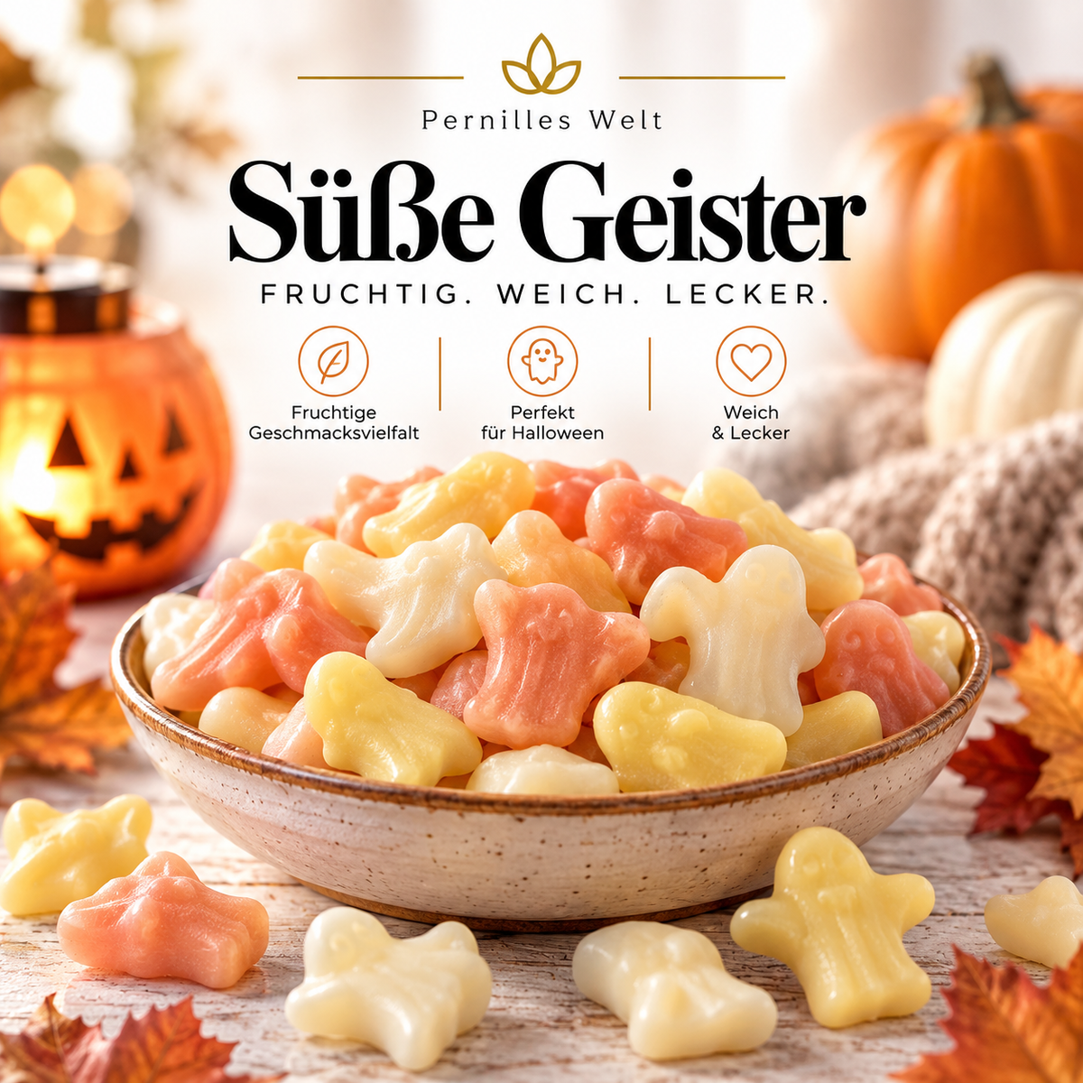 👻 Süße Geister – Fruchtgummi mit Bananengeschmack | 100 g
