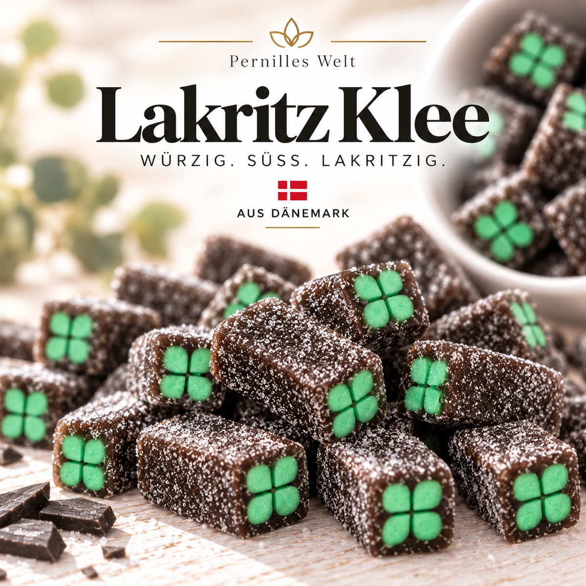 🍀 Lakritz Klee – süß & lakritzig
