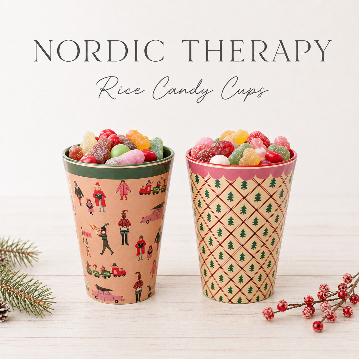 Nordic Therapy – RICE Candy Latte Cup 🎄🍬