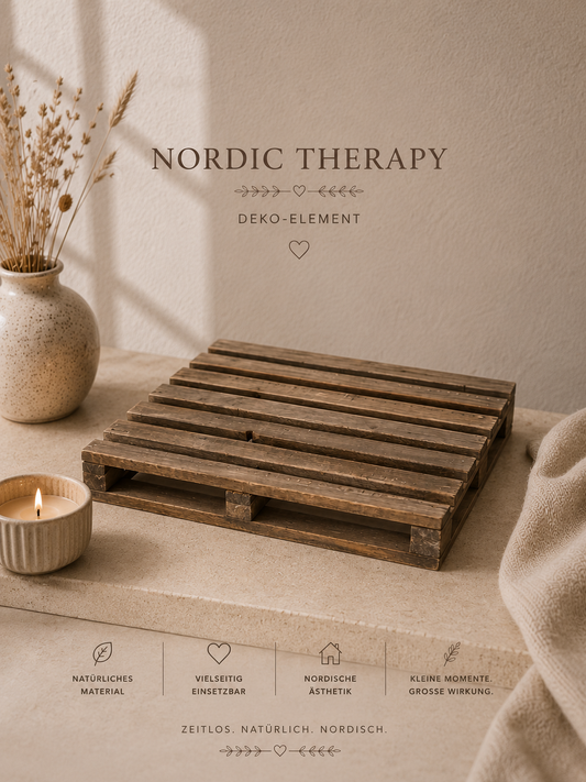 Nordic Therapy Deko-Palette

Natürlich. Zeitlos. Vielseitig. 🤍
