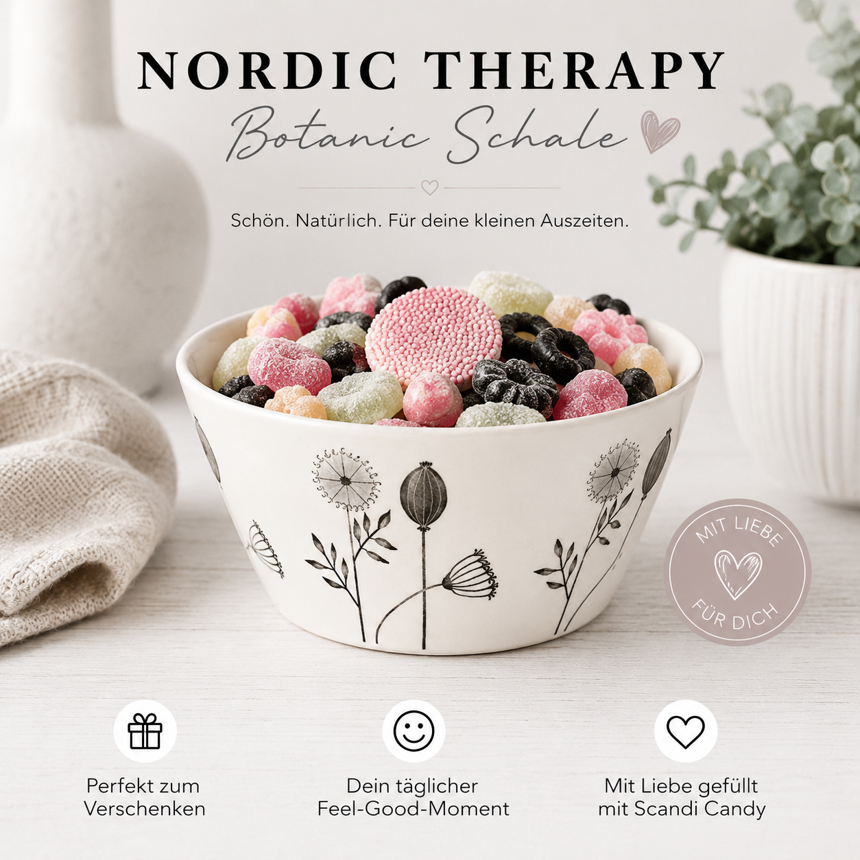 🌿 Nordic Therapy „Botanic Schale“ mit Scandi Candy