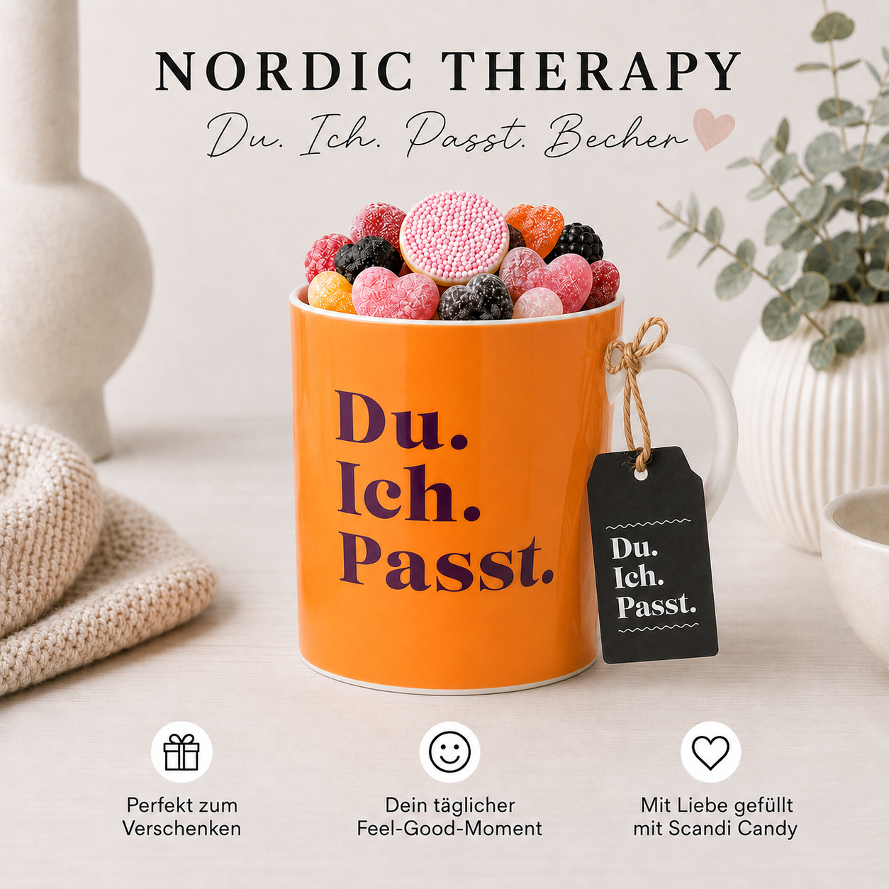 NORDIC THERAPY Candy Becher 🍬🩷🧡
Oh LäLä! oder Du. Ich. Passt.