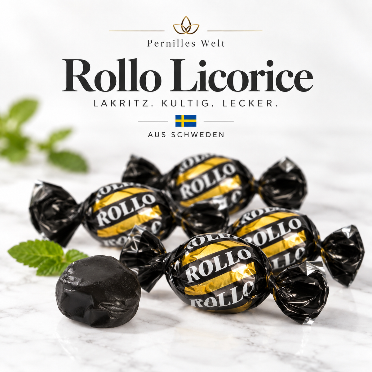Rollo Lakrits – 100 g 🇸🇪
