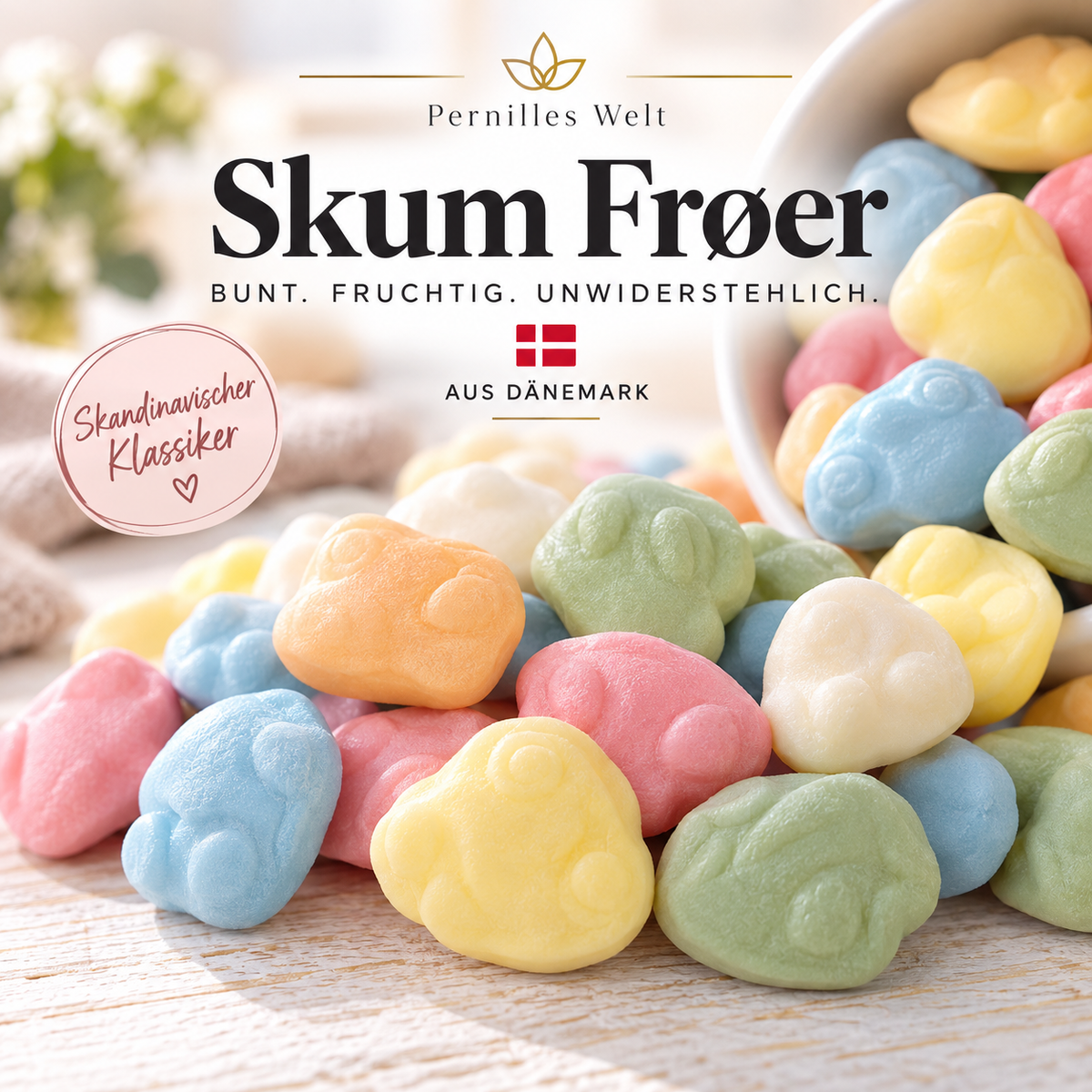 🐸 Skum Frøer – bunte Schaumfrösche