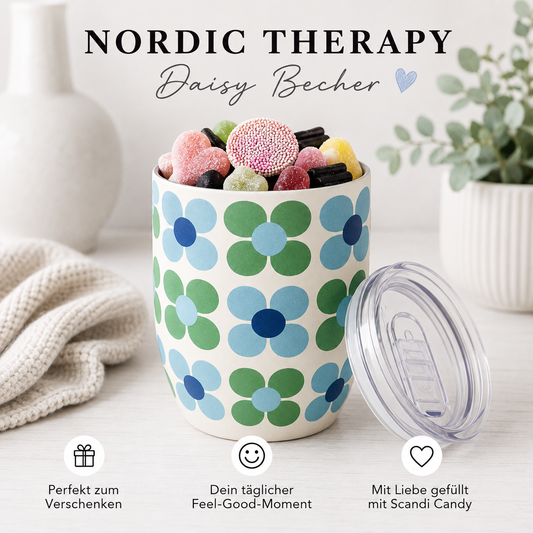 🌼 Nordic Therapy „Daisy Becher“ mit Scandi Candy