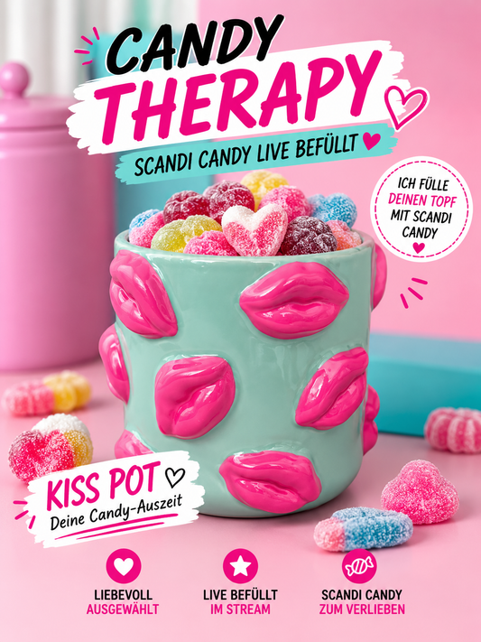 Candy Therapy – Kiss Pot mit Scandi Candy - Blumentopf