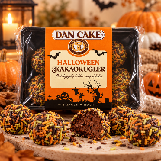 🎃 Dan Cake Halloween Kakaokugler – 150 g