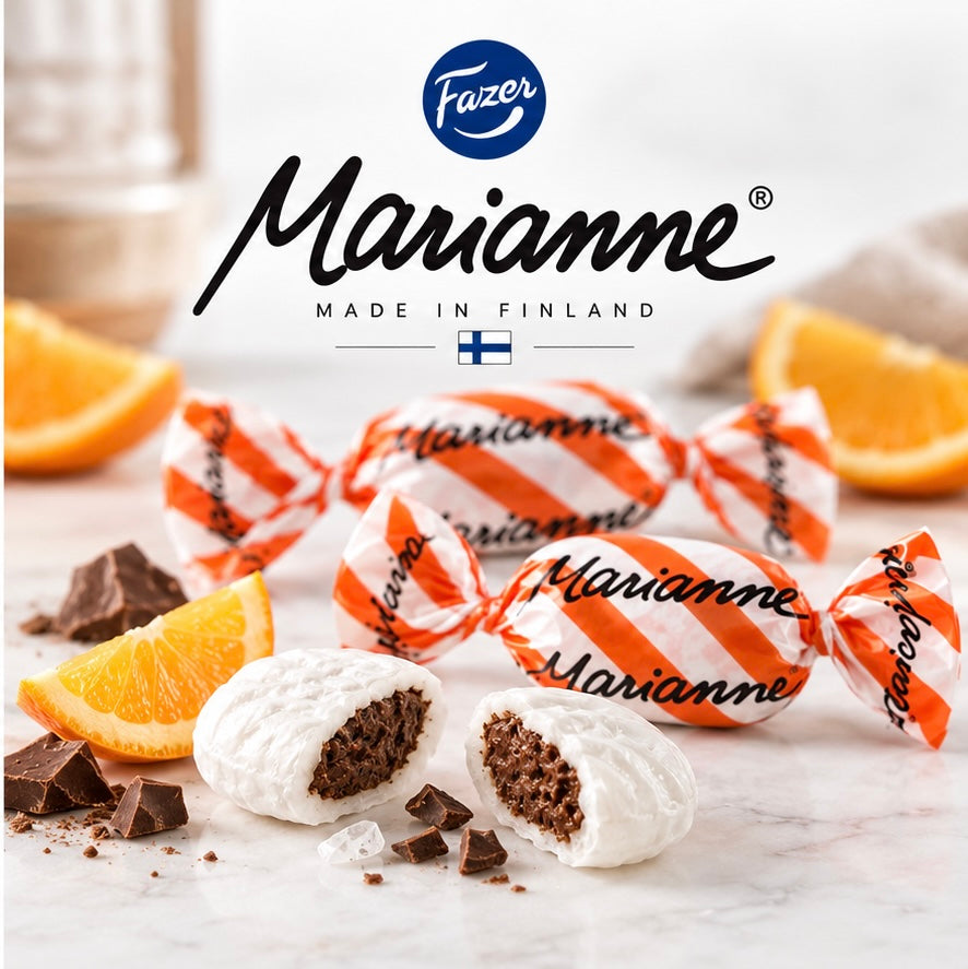 Fazer Marianne Orange Chocolate Candies 🍊🍫 100 gr