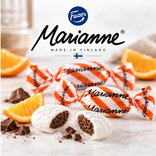 Fazer Marianne Orange Chocolate Candies 🍊🍫 100 gr