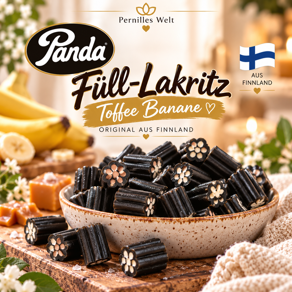 Panda Füll-Lakritz – Finnisches Lakritz mit vier leckeren Füllungen 🇫🇮🖤