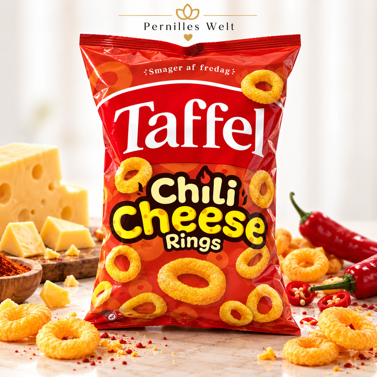 Taffel Chili Cheese Rings 🌶️🧀