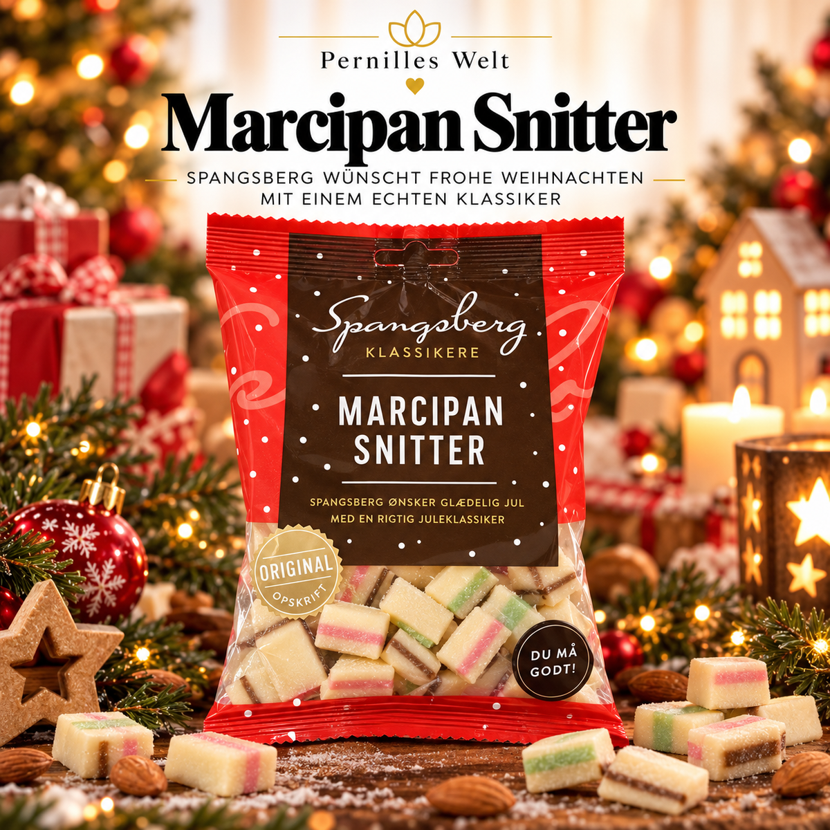 Spangsberg Marcipan Snitter 🇩🇰❤️🎄