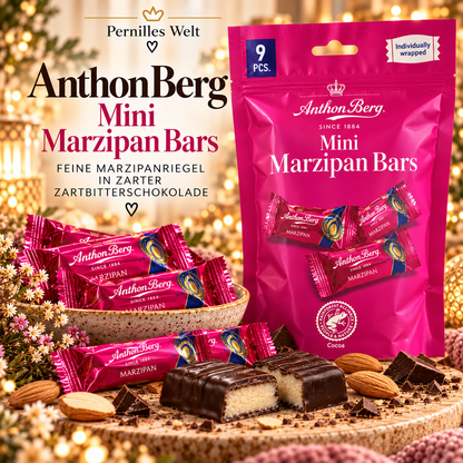 Anthon Berg Mini Marzipan Bars – 9 Stück