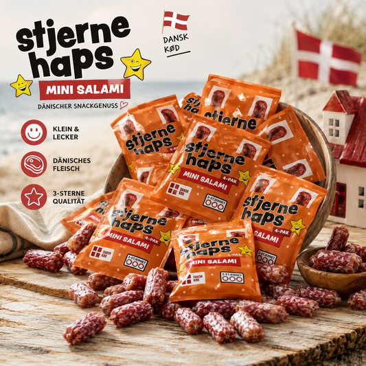 🇩🇰 Stjerne Haps Mini Salami – 100 g