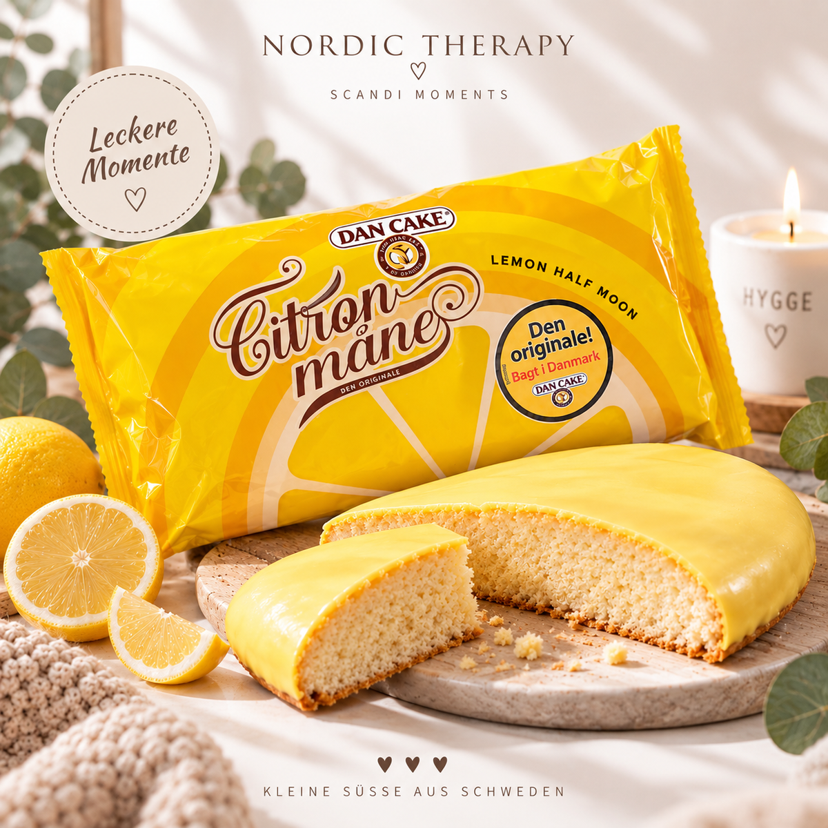 🇩🇰 Dan Cake Citronmåne – Original dänischer Zitronenkuchen