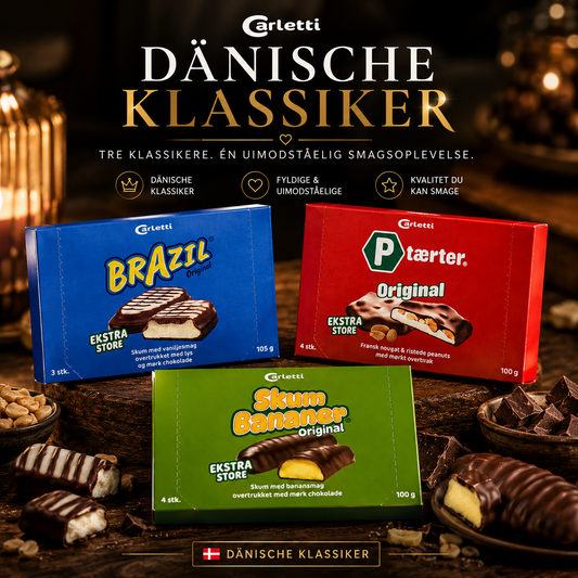 Carletti Dänische Klassiker – 3er Schoko-Set 🇩🇰🍫