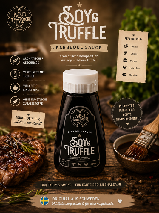 BBQ Tasty & Smoke Soy & Truffle Barbecue Sauce 250 ml