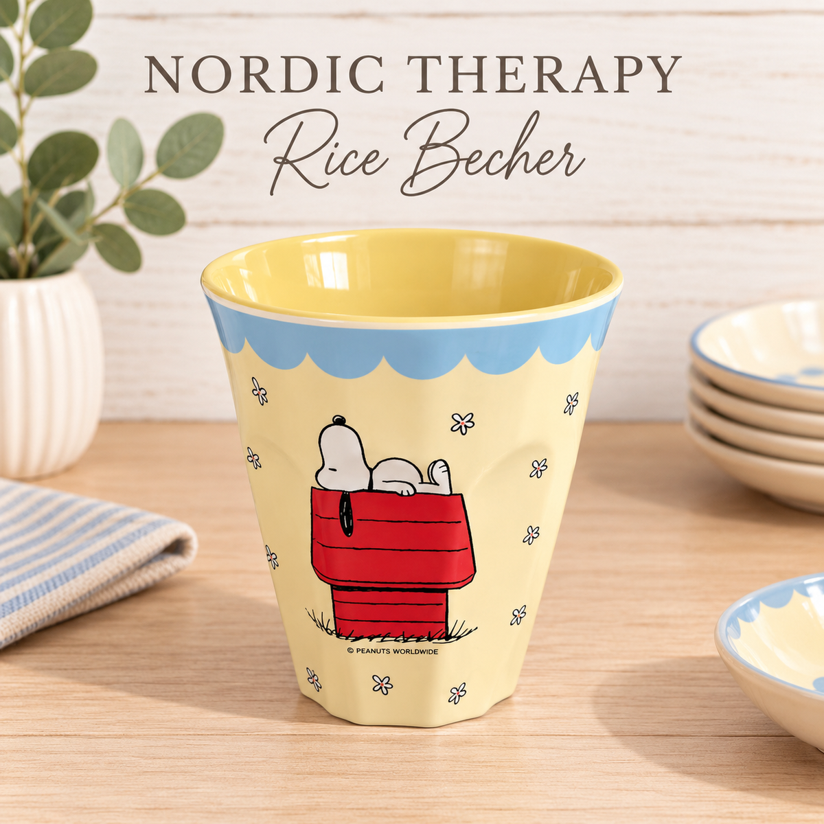 RICE x Peanuts Becher „Snoopy Doghouse“ 🐾❤️