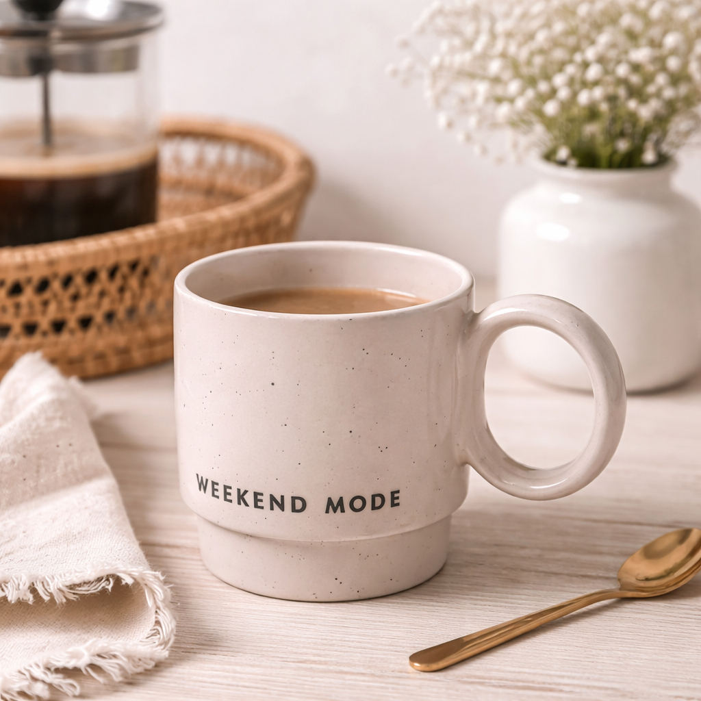Tasse „Weekend Mode“