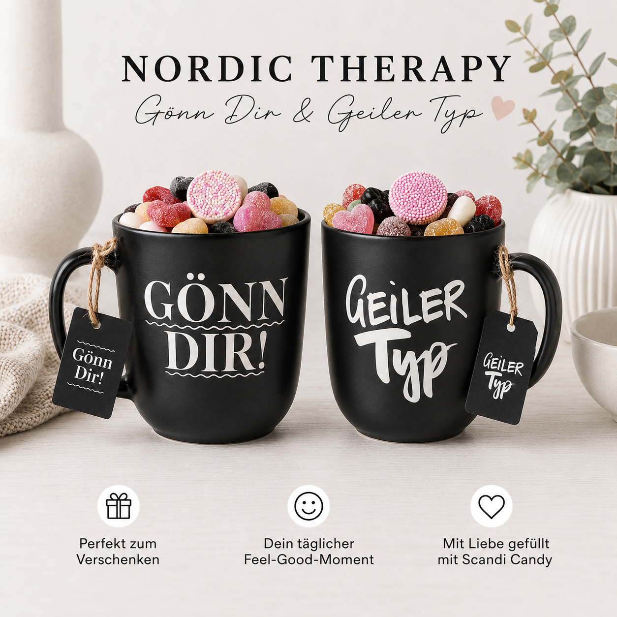 NORDIC THERAPY Candy Becher 🍬🖤
Gönn Dir! oder Geiler Typ