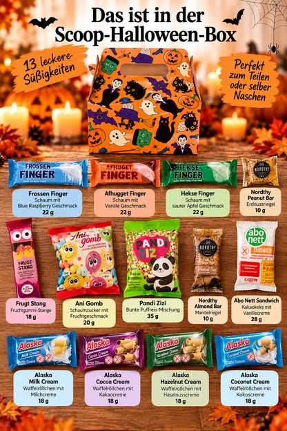 Halloween Candy Scoop – 21 Süßigkeiten