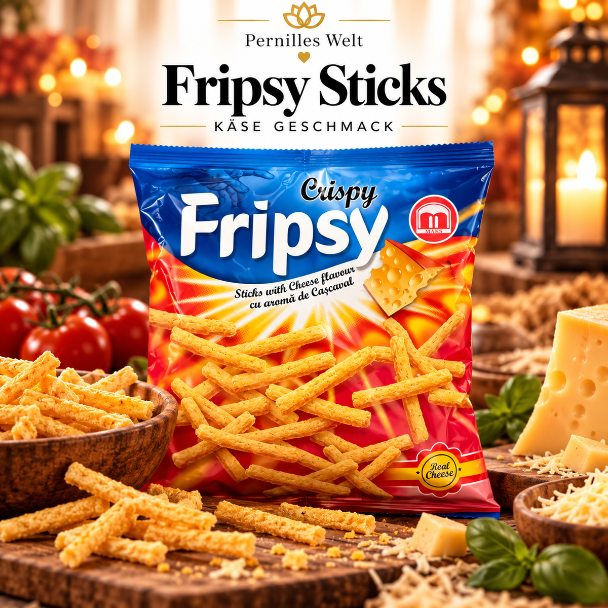 Fripsy Crispy Sticks Cheese – 50 g 🧀